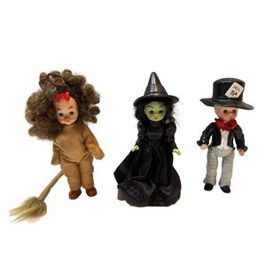 VTG Madam Alexander Wizard of Oz Collectible Dolls‎ Set Plus The Mad Hatter